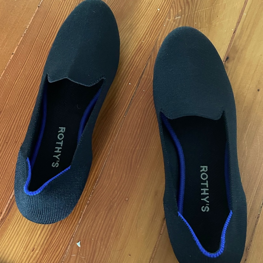 Rothy’s loafers black size 9